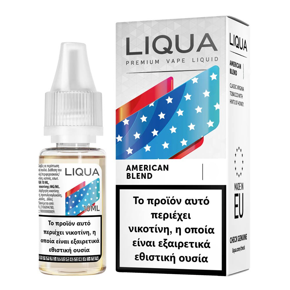 Liqua American Blend Έτοιμο Υγρό Αναπλήρωσης 10ml