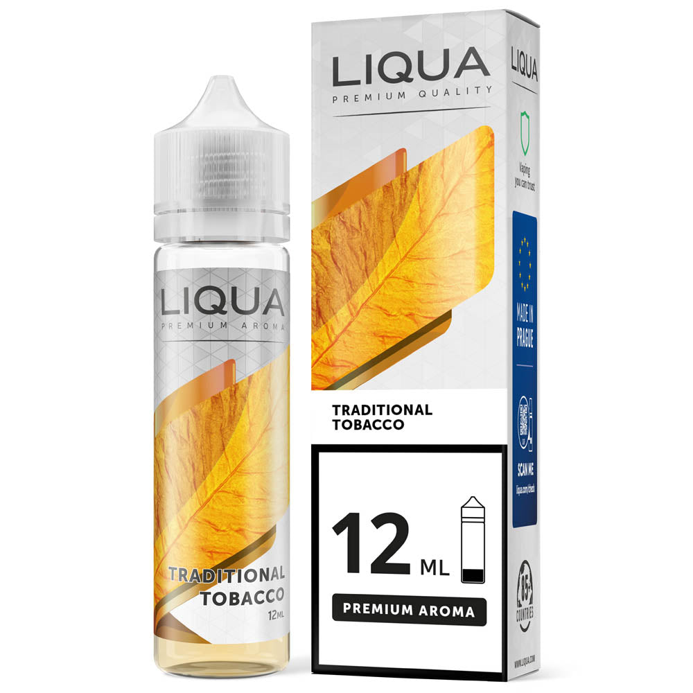Liqua Traditional Tobacco Flavor Shot 12/60ml