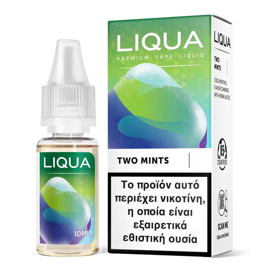 Liqua Two Mints Έτοιμο Υγρό Αναπλήρωσης 10ml