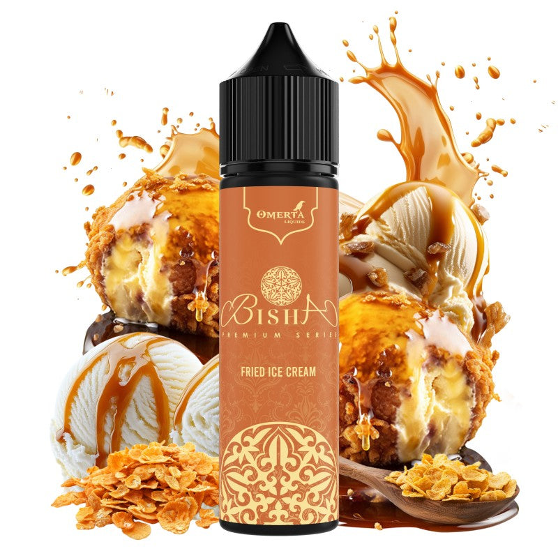 Omerta Bisha Fried Ice Cream Flavor Shot 10/60ml