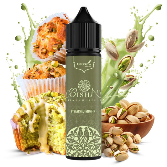 Omerta Bisha Pistachio Muffin Flavor Shot 10/60ml