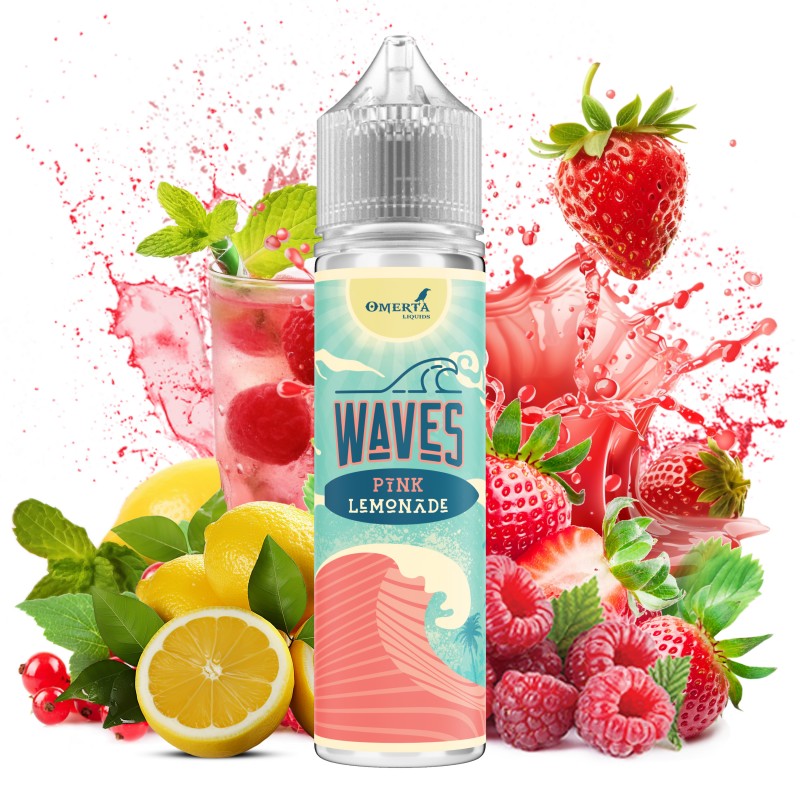 Omerta Waves Pink Lemonade Flavor Shot 15/60ml