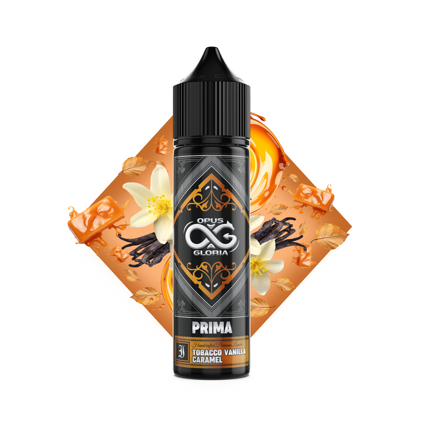 Opus Gloria Prima Tobacco Vanilla Caramel Flavor Shot 12/60ml