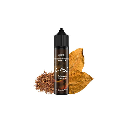 Steam City OBI Tobacco Straight Flavor Shot 10/60ml – κλασικός αμερικανικός καπνός