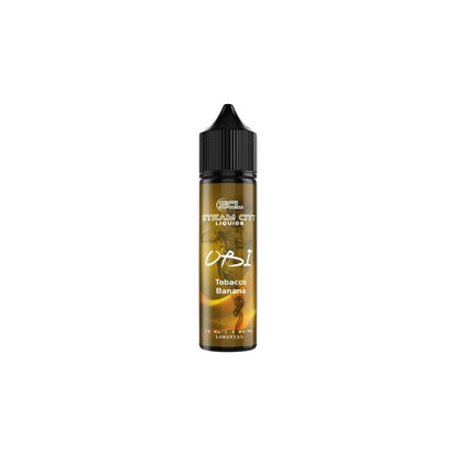 Steam City OBI Tobacco Banana Flavor Shot 10/60ml – μπανάνα, βανίλια και ξανθός καπνός