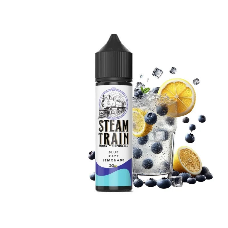 Steam Train Disposable Edition Blue Razz Lemonade Flavor Shot 20/60ml