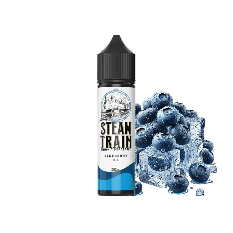 Steam Train Disposable Edition Blueberry Ice Flavor Shot 20/60ml