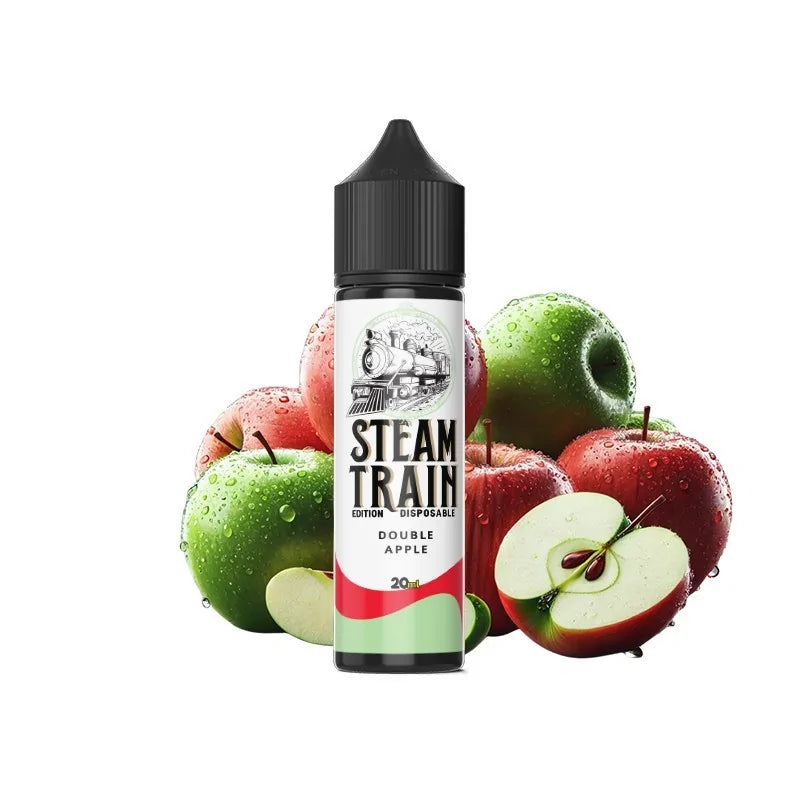 Steam Train Disposable Edition Double Apple Flavor Shot 20/60ml