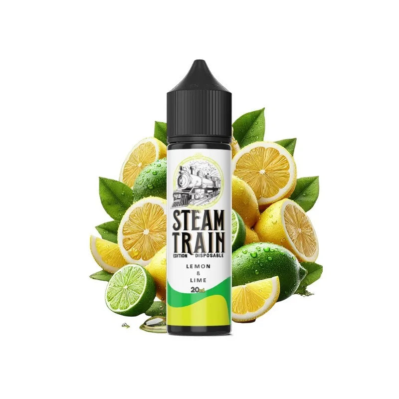 Steam Train Disposable Edition Lemon and Lime Flavor Shot 20/60ml