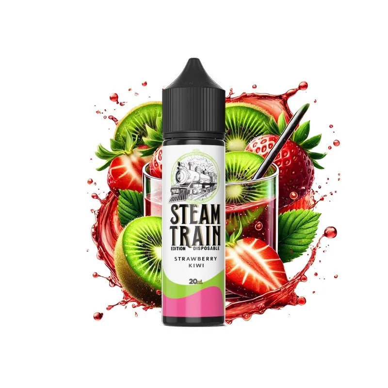 Steam Train Disposable Edition Strawberry Kiwi Flavor Shot 20/60ml