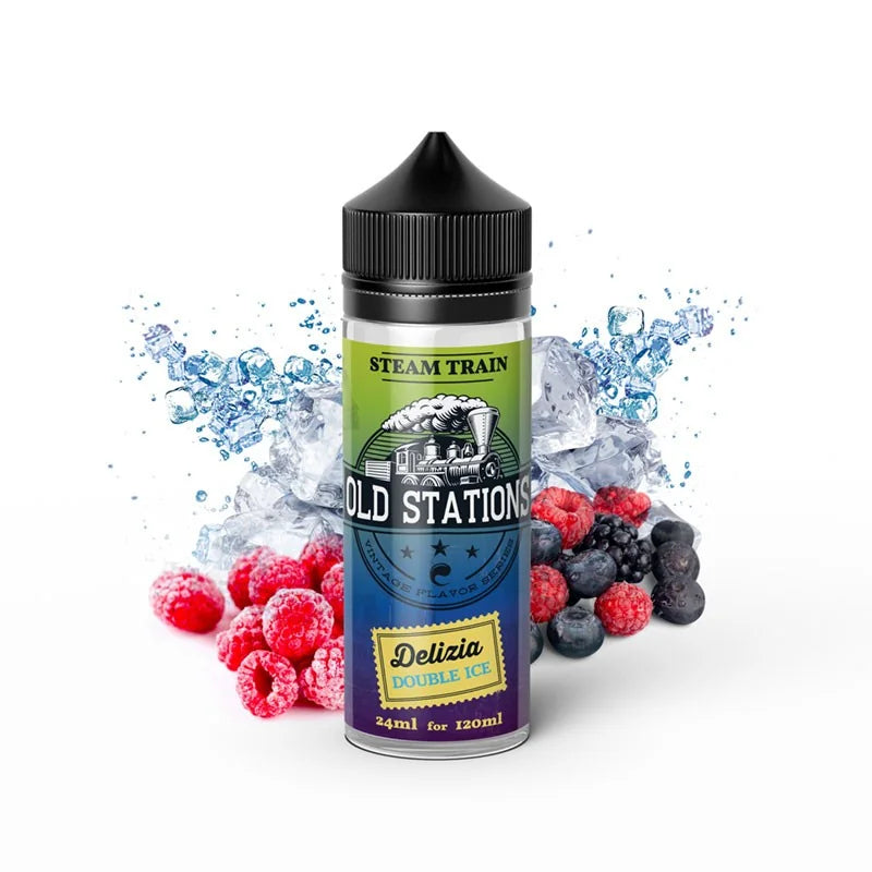 Steam Train Old Stations Delizia Double Ice Flavor Shot 24/120ml