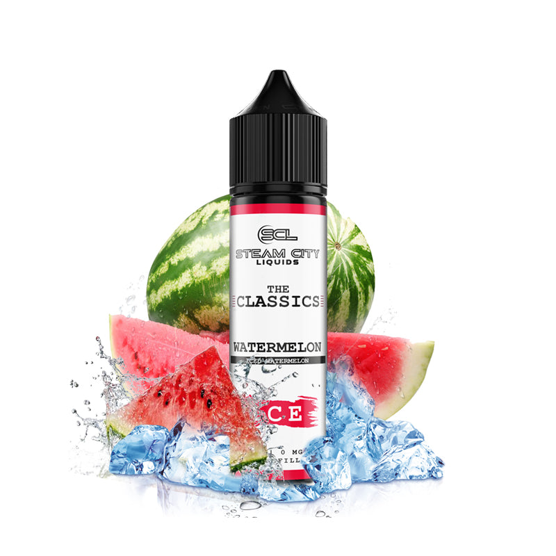 Steam City The Classics Watermelon Ice Flavor Shot 10/60ml – ώριμο καρπούζι και πάγος