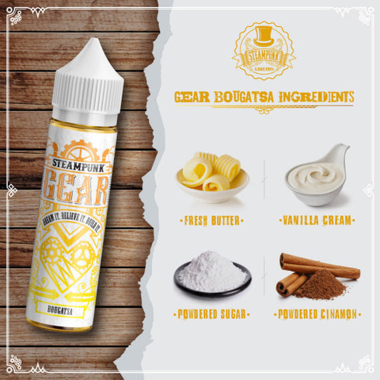 Steampunk Gear Bougatsa Flavor Shot 20/60ml