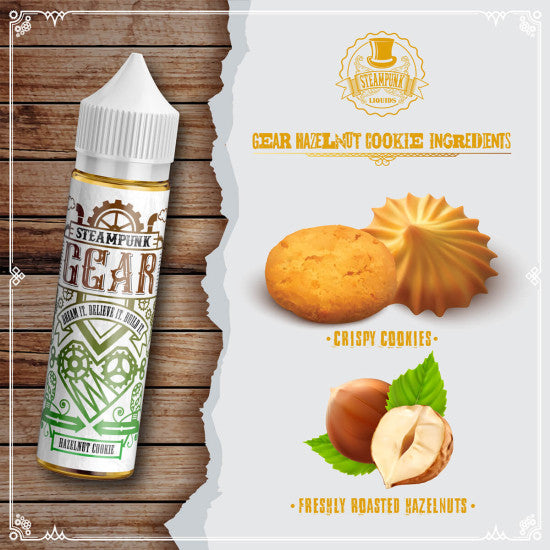 Steampunk Gear Hazelnut Cookie Flavor Shot 20/60ml