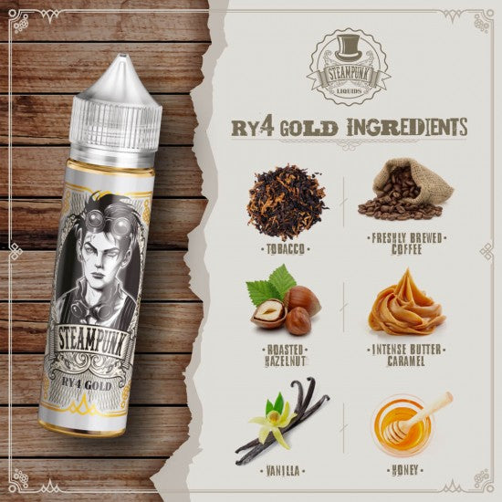 Steampunk RY4 Gold Flavor Shot 10/60ml