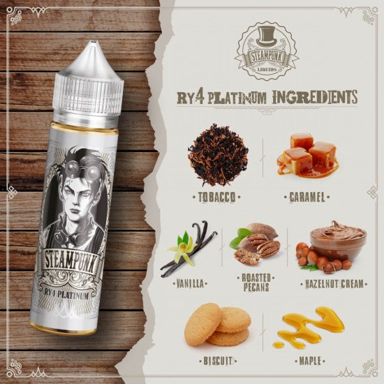 Steampunk RY4 Platinum Flavor Shot 10/60ml