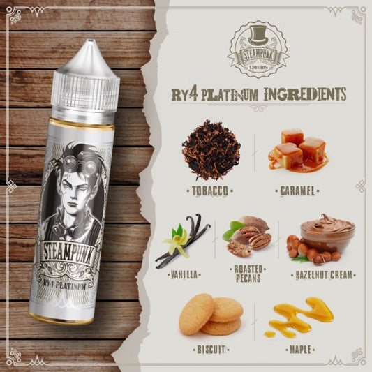 Steampunk RY4 Platinum Flavor Shot 10/60ml