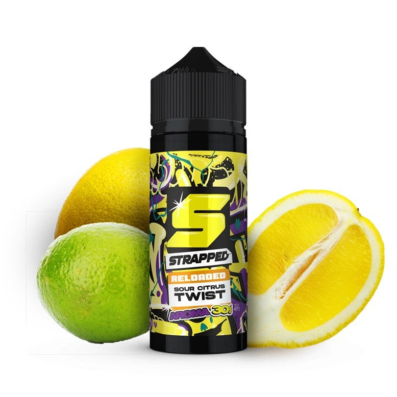 Strapped Reloaded Sour Citrus Twist Flavor Shot 24/120ml