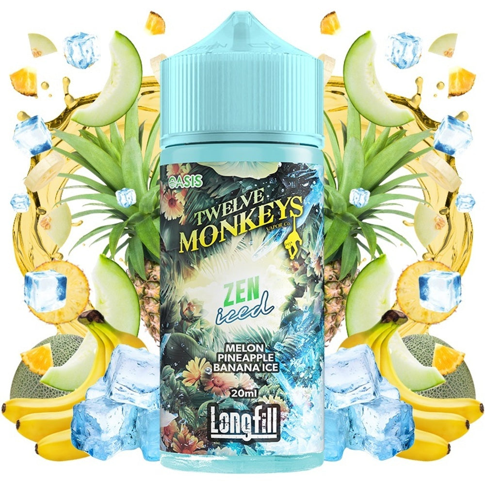 Twelve Monkeys Oasis Zen Iced Flavor Shot 20/120ml