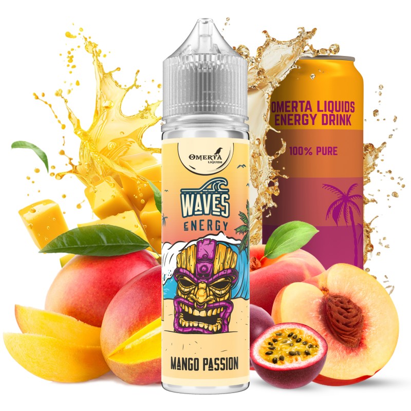Omerta Waves Energy Mango Passion Flavor Shot 15/60ml